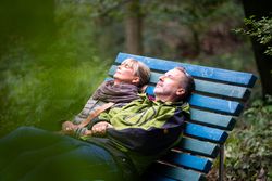 Wellenliege im Waldbaden-Areal