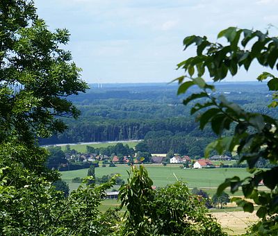 Blick von Burg Ravensberg in Borgholzhausen