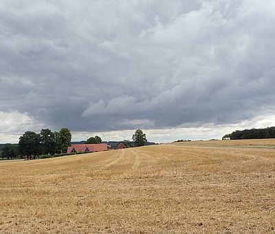 Unterwegs auf der Düte-Tour: "Es gibt kein schlechtes Wetter, nur unpassende Kleidung."