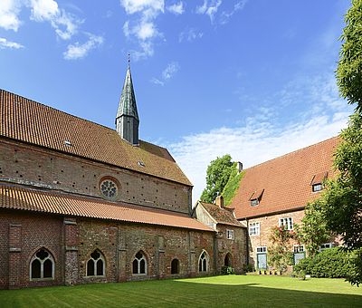 Stift Börstel liegt bei Berge, in der Abgeschiedenheit des nördlichen Osnabrücker Landes. Ein Ort zum Meditieren und Innehalten.