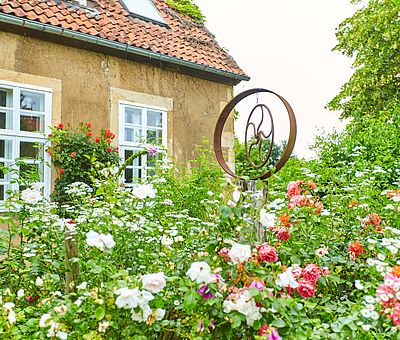 Garten des Restaurant-Café Kroneck-Salis in Bad Iburg