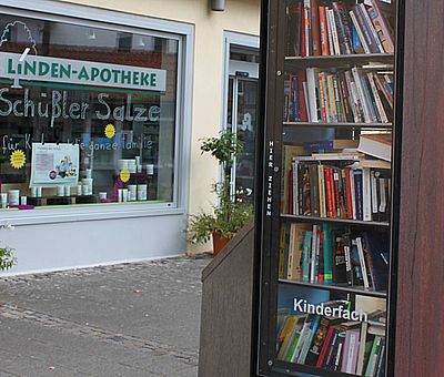 Seit 2012 steht der öffentliche Bücherschrank in Bad Essen bereits an seinem Platz.