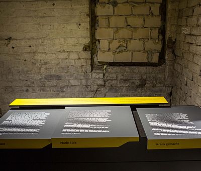 Ausstellung in der Gedenkstätte Augustaschacht