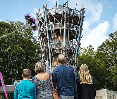 Ein lohnenswertes Ausflugsziel für Familien: der Baumwipfelpfad in Bad Iburg