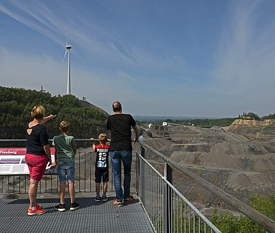 Der Piesberg ist der größte Hartsteinbruch Europas.